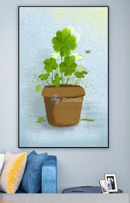 File gốc File tranh hiện đại pha lê gương KF93221 (in lụa) tranh phong thủy