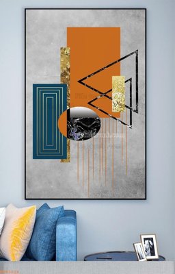 File tranh File tranh hiện đại pha lê gương KF93224 (file gốc) chuẩn màu in