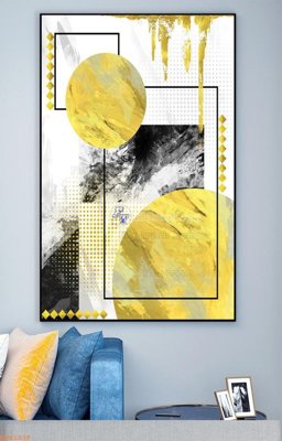 File tranh quảng cáo File tranh hiện đại pha lê gương KF93238 (download file gốc)