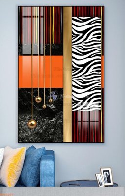 File tranh in trần 3D File tranh hiện đại pha lê gương KF93267 (ảnh gốc)