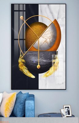 File gốc File tranh hiện đại pha lê gương KF93274 (in mica) làm quà tặng