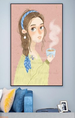 File gốc File tranh hiện đại pha lê gương KF93304 (phiên bản chuẩn) để in ấn