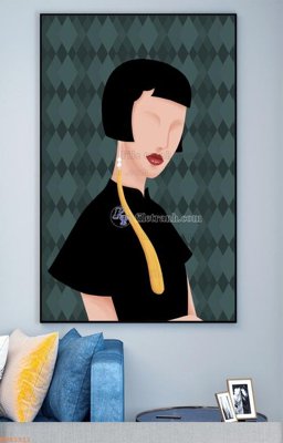 Mua file gốc File tranh hiện đại pha lê gương KF93311 (PSD) tại Filetranh.com