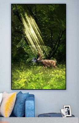 Hình ảnh file gốc File tranh hiện đại pha lê gương KF93384 (chất lượng cao)