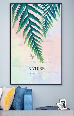 File gốc File tranh hiện đại pha lê gương KF93388 (phiên bản chuẩn) để in ấn