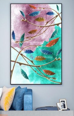 File tranh File tranh hiện đại pha lê gương KF93391 (gốc) chủ đề trẻ em