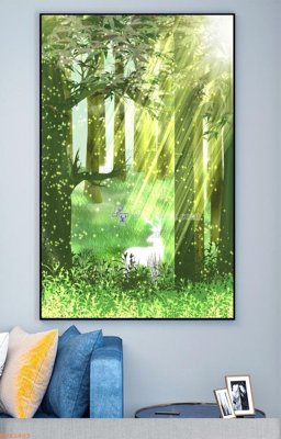 Tải file gốc File tranh hiện đại pha lê gương KF93403 (bản PSD) gốc