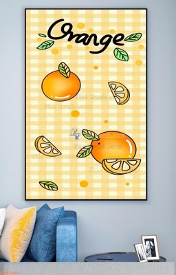 File tranh gốc File tranh hiện đại pha lê gương KF93407 (sắc nét từng chi tiết)