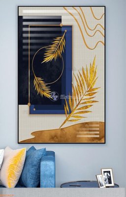 File gốc File tranh hiện đại pha lê gương KF93419 (PNG) nền trong suốt