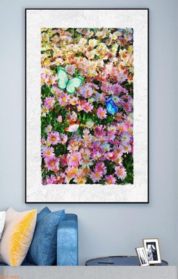 Tải file File tranh hiện đại pha lê gương KF93444 (gốc) để in ấn ngay