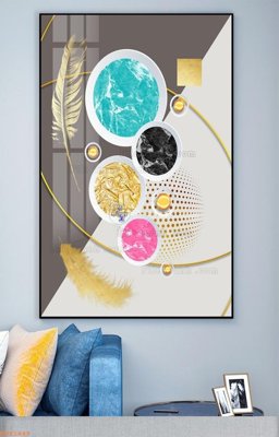 File tranh quảng cáo File tranh hiện đại pha lê gương KF93449 (download file gốc)