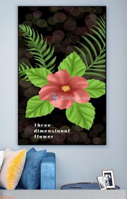 File tranh trang trí File tranh hiện đại pha lê gương KF93456 (file gốc)