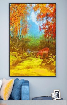 File gốc File tranh hiện đại pha lê gương KF93467 (thiết kế) cho in ấn