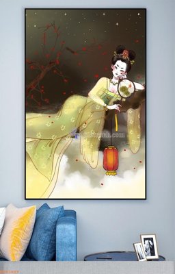 File tranh File tranh hiện đại pha lê gương KF93489 (gốc) chủ đề tĩnh vật