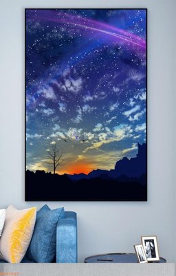 File ảnh File tranh hiện đại pha lê gương KF93503 (gốc) cho trang trí nội thất