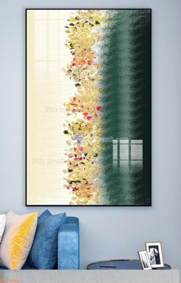 Chi tiết file ảnh File tranh hiện đại pha lê gương KF93506 sắc nét