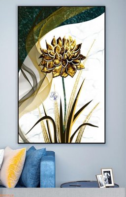 File gốc File tranh hiện đại pha lê gương KF93524 (ảnh chi tiết) để in ấn