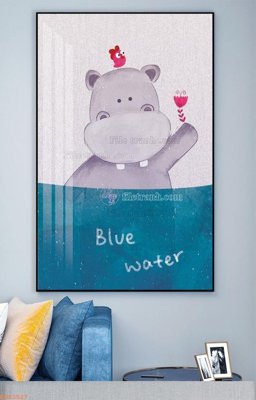 File gốc File tranh hiện đại pha lê gương KF93527 (in lụa) trang trí tường