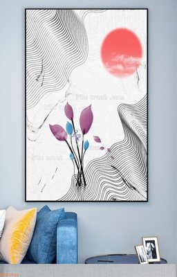 File gốc File tranh hiện đại pha lê gương KF93541 (chuẩn CMYK) cho nhà in