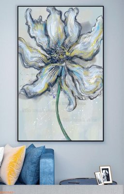 File tranh in tráng gương File tranh hiện đại pha lê gương KF93543 (siêu nét)