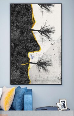 File PSD File tranh hiện đại pha lê gương KF93545 (bản gốc) độ phân giải cao