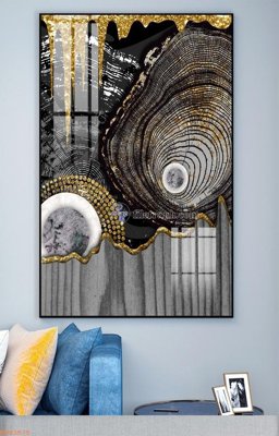 File tranh quảng cáo File tranh hiện đại pha lê gương KF93575 (download file gốc)