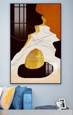 Hình ảnh gốc File tranh hiện đại pha lê gương KF93608 (để in khổ lớn)