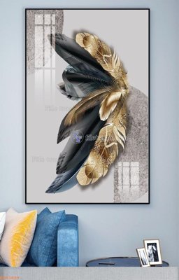 Hình ảnh gốc File tranh hiện đại pha lê gương KF93609 (để in khổ lớn)