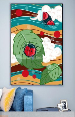 Download file File tranh hiện đại pha lê gương KF93639 (chất lượng in ấn)