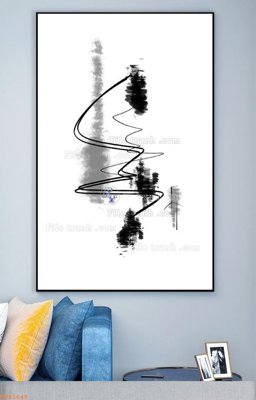 File PSD File tranh hiện đại pha lê gương KF93648 (gốc) cho in quảng cáo