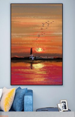 File tranh File tranh hiện đại pha lê gương KF93654 (bản gốc) in lụa 5D