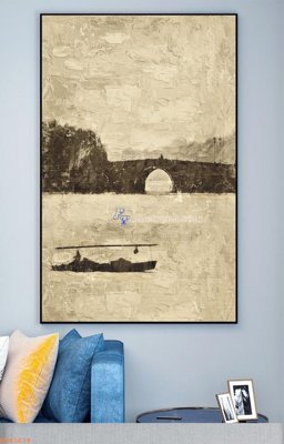 File in lụa File tranh hiện đại pha lê gương KF93678 (chất lượng cao) File tranh hiện đại pha lê gương KF93678