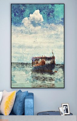 File PSD File tranh hiện đại pha lê gương KF93684 (chất lượng in ấn)