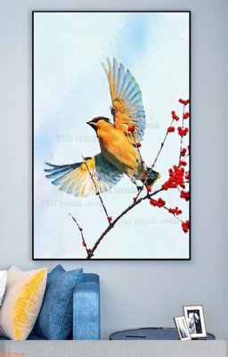 File in ấn File tranh hiện đại pha lê gương KF93694 (bản gốc) từ file gốc