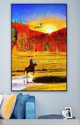 Download file ảnh gốc File tranh hiện đại pha lê gương KF93707 để in ấn