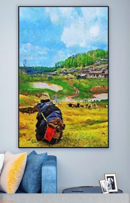 Tải file File tranh hiện đại pha lê gương KF93740 (gốc) để in ấn ngay