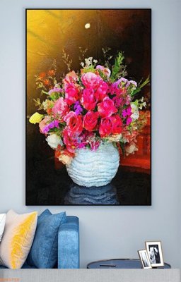 Download file gốc File tranh hiện đại pha lê gương KF93756 (độ nét cao)