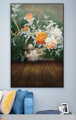 File tranh File tranh hiện đại pha lê gương KF93783 (ảnh gốc) in trần 3D