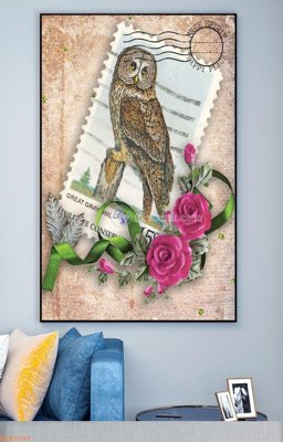 Tải file File tranh hiện đại pha lê gương KF93787 (gốc) chủ đề tâm linh