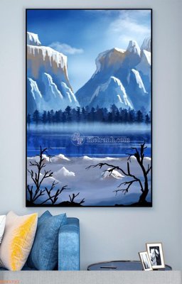 File gốc File tranh hiện đại pha lê gương KF93791 (trang trí) phòng trẻ em