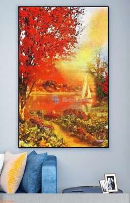 Mua file gốc File tranh hiện đại pha lê gương KF93860 (in ấn) tại Filetranh.com