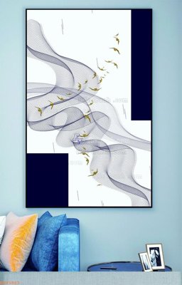 File gốc File tranh hiện đại pha lê gương KF93863 (chủ đề hiện đại) trang trí