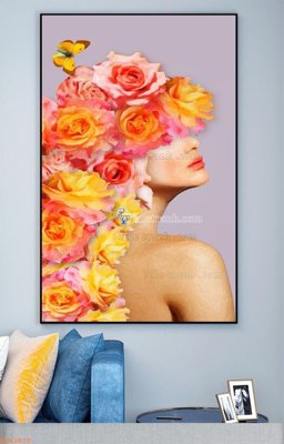 Tải file File tranh hiện đại pha lê gương KF93870 (gốc) để in ấn ngay