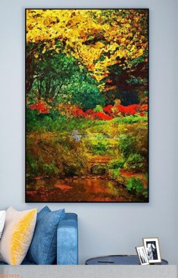 Download file File tranh hiện đại pha lê gương KF93878 (gốc) in mica đèn LED