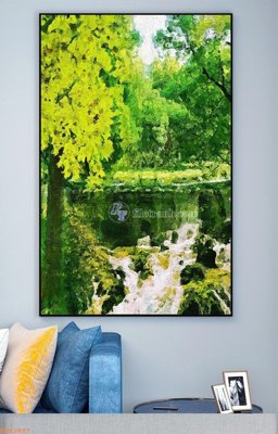 Mua file tranh gốc File tranh hiện đại pha lê gương KF93897 tại Filetranh.com