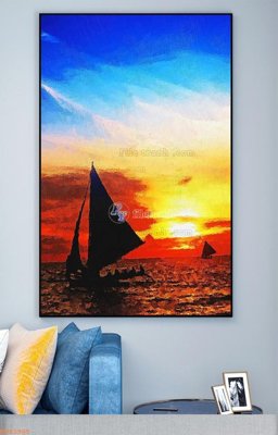 File gốc File tranh hiện đại pha lê gương KF93905 (cho in ấn) từ kho Filetranh