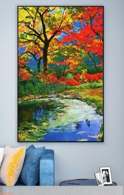 File ảnh File tranh hiện đại pha lê gương KF93918 (gốc) dùng in Pano