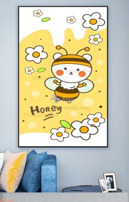 File gốc File tranh hiện đại pha lê gương KF93938 (trang trí) phòng làm việc