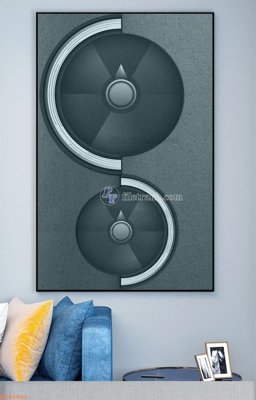 File in ấn chuyên nghiệp File tranh hiện đại pha lê gương KF94002 (file gốc)