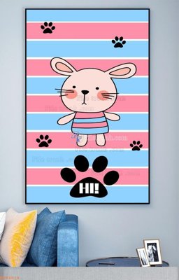 File in mica File tranh hiện đại pha lê gương KF94014 (ảnh gốc) đẹp